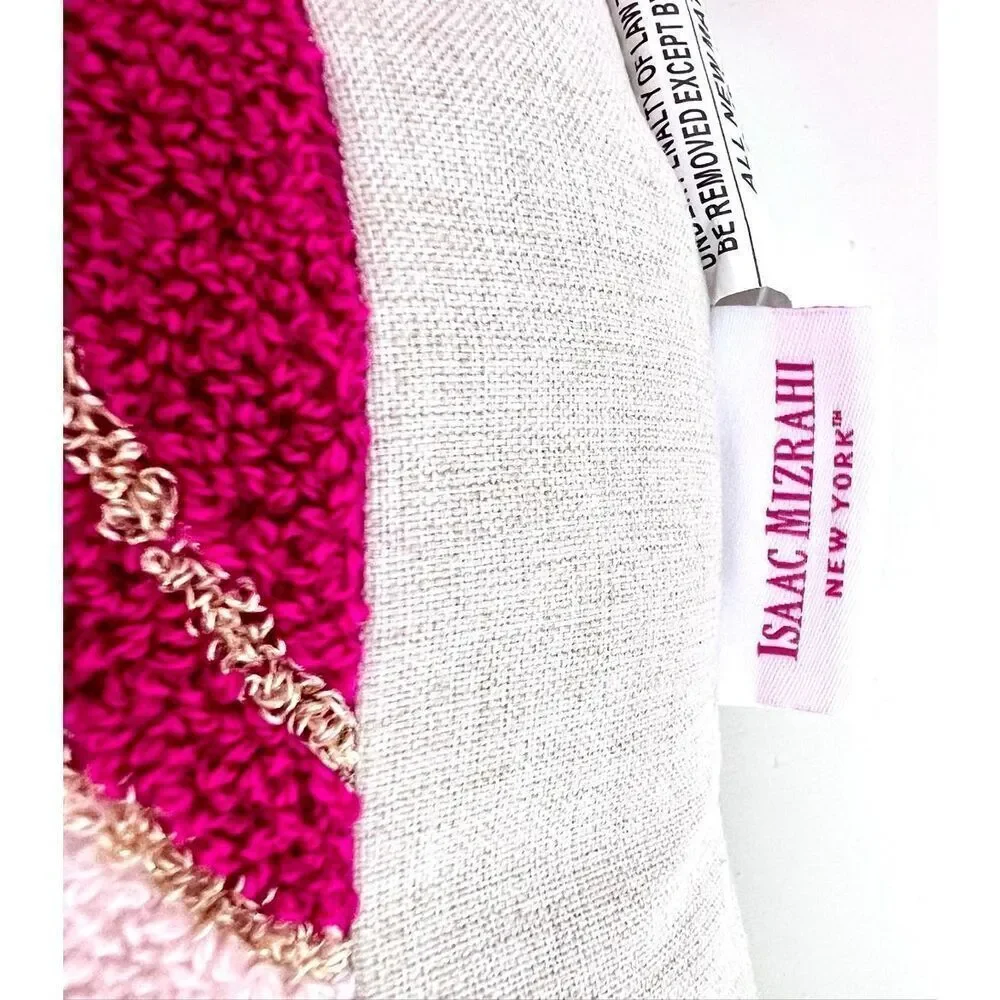 NWT Isaac Mizrahi New York Cowboy Cowgirl Boot Decorative Pillow 21